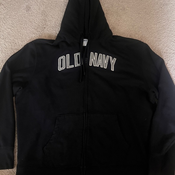 Old Navy Other - Old Navy Black Zip-Up Hoodie